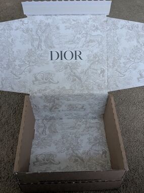 Dior Decorative Packaging Box - Neutral Toile Print